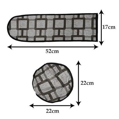 HomeSafe Washable Ceiling Fan Protector – Keeps Fan Clean & Shiny