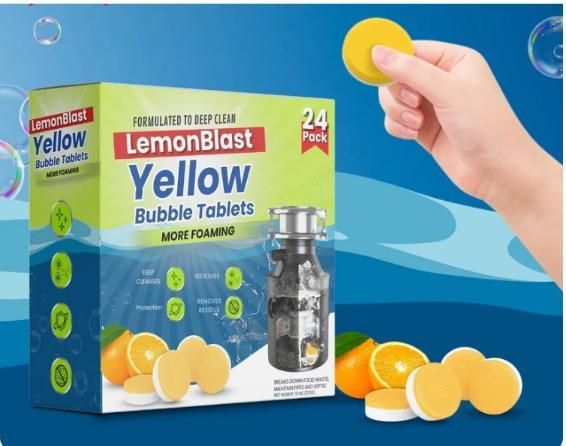 LemonBlast Yellow Bubble Tablets (Extra Free Tablet)