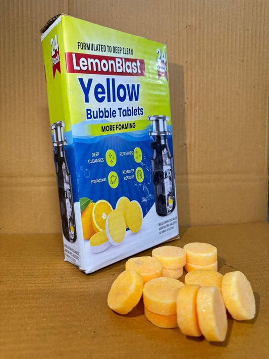 LemonBlast Yellow Bubble Tablets (Extra Free Tablet)